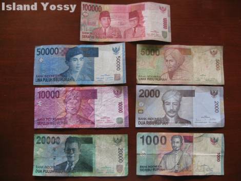 インドネシア ルピア紙幣