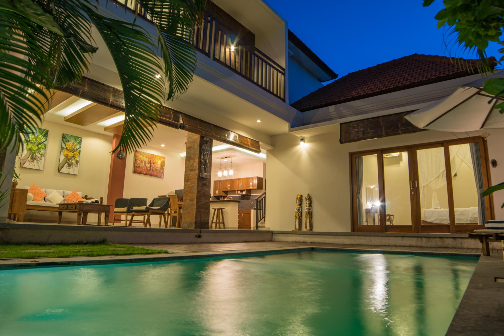 VILLA RABU,CENTRE SEMINYAK 2BD WALK DISTANCE BEACH ホテル詳細