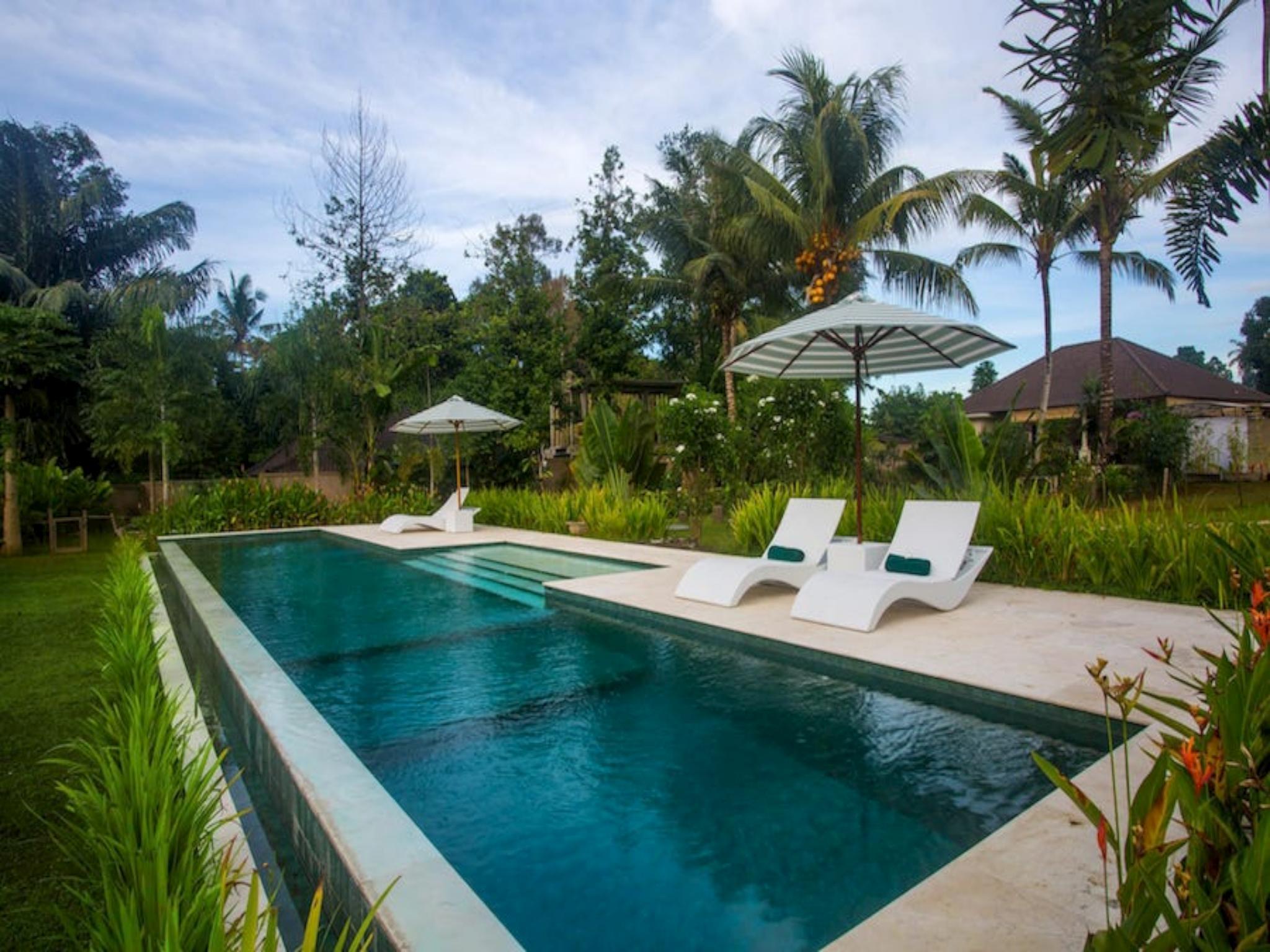 Vista garden villa 1 bed large pool central Ubud ホテル詳細